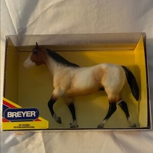 Breyer horse new in box Rebel red roan quarter horse, dark.straps intact  USA